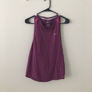 Plum workout top